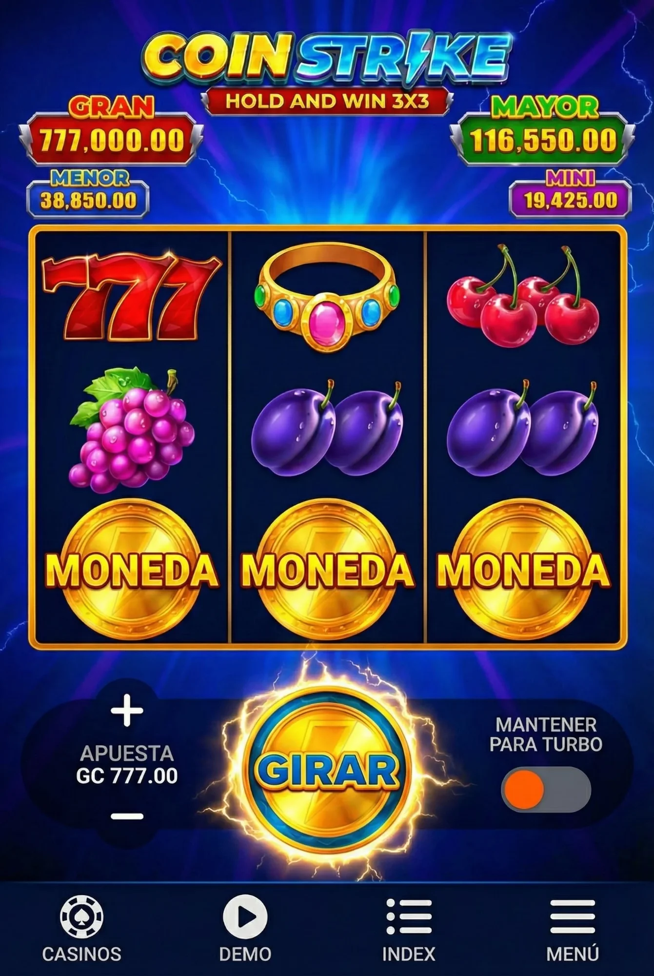 Coin Strike su iPhone e Android - versione mobile ottimizzata